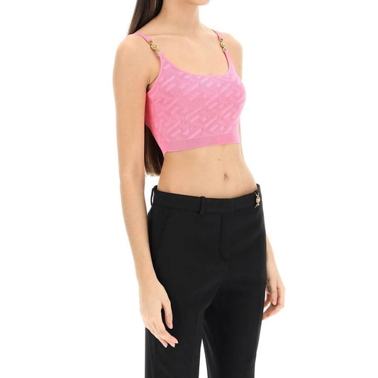 La Greca Cropped Top-Versace-LabelTerrace.com