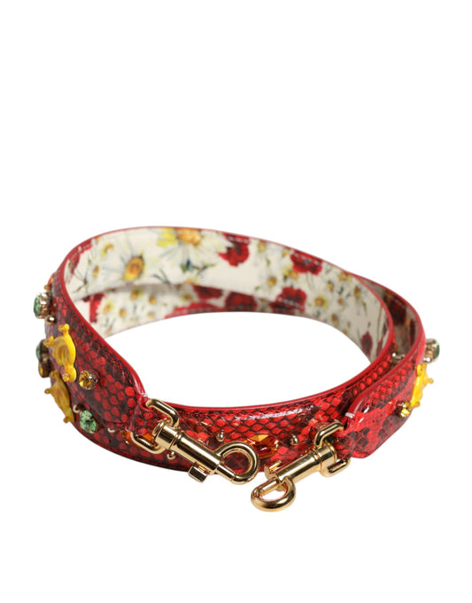 Multicolor Embellished Handbag Accessory Shoulder Strap-Dolce & Gabbana-LabelTerrace.com