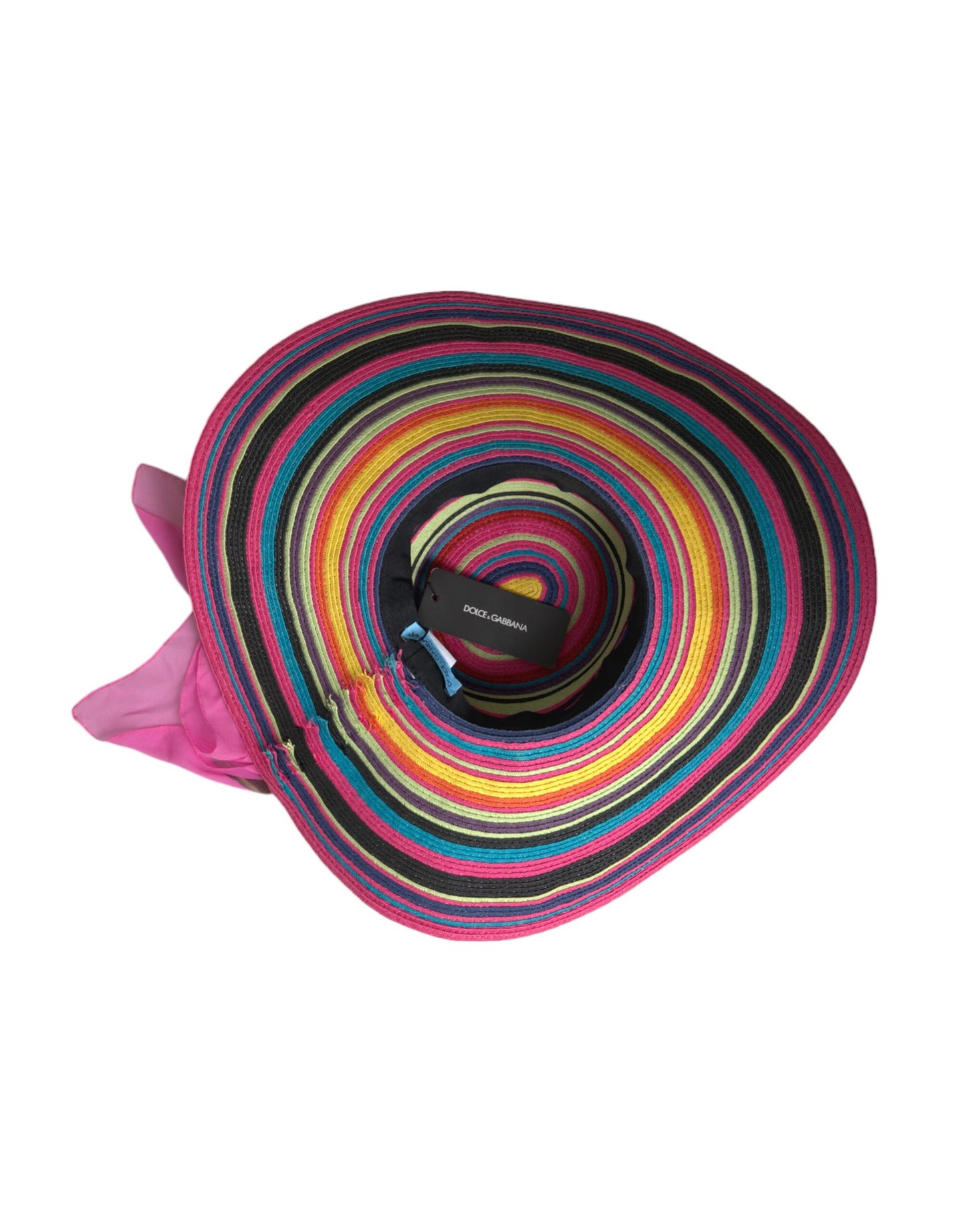 Multicolor Fantasy Wide Brim Floppy Hat-Dolce & Gabbana-LabelTerrace.com