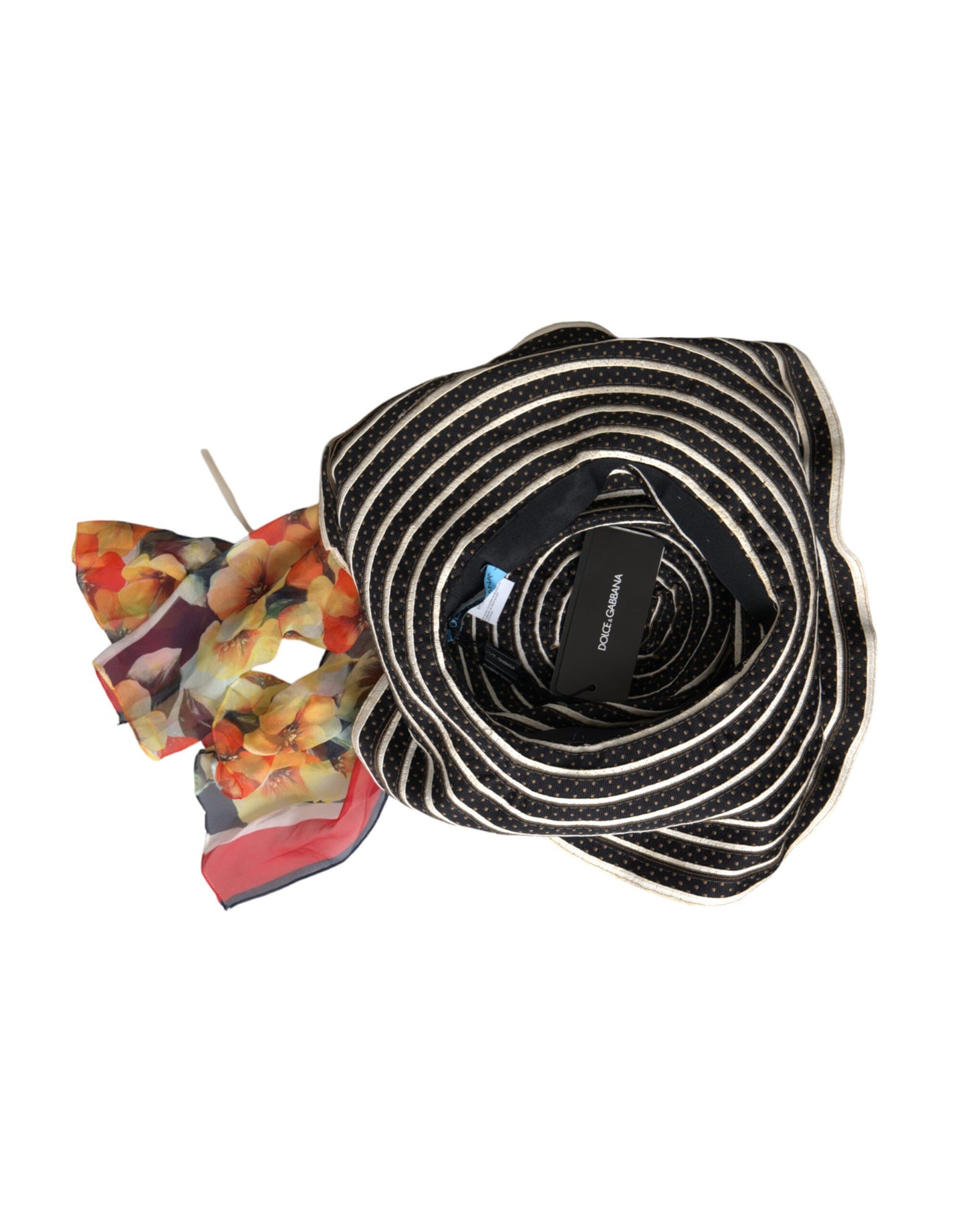 Multicolor Fantasy Wide Brim Floppy Hat-Dolce & Gabbana-LabelTerrace.com