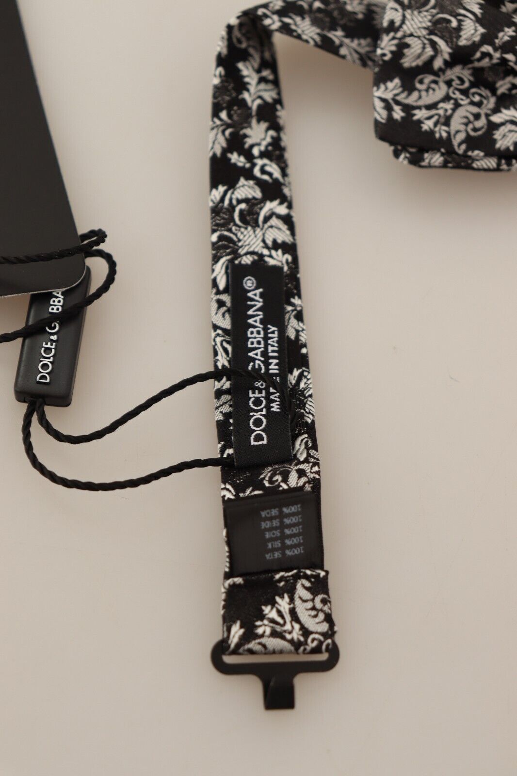 Multicolor Floral Adjustable Neck Papillon Bow Tie (Copy)-Dolce & Gabbana-LabelTerrace.com