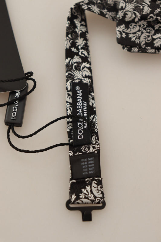 Multicolor Floral Adjustable Neck Papillon Bow Tie (Copy)-Dolce & Gabbana-LabelTerrace.com