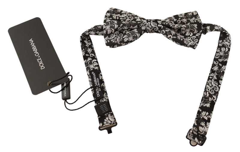 Multicolor Floral Adjustable Neck Papillon Bow Tie (Copy)-Dolce & Gabbana-LabelTerrace.com