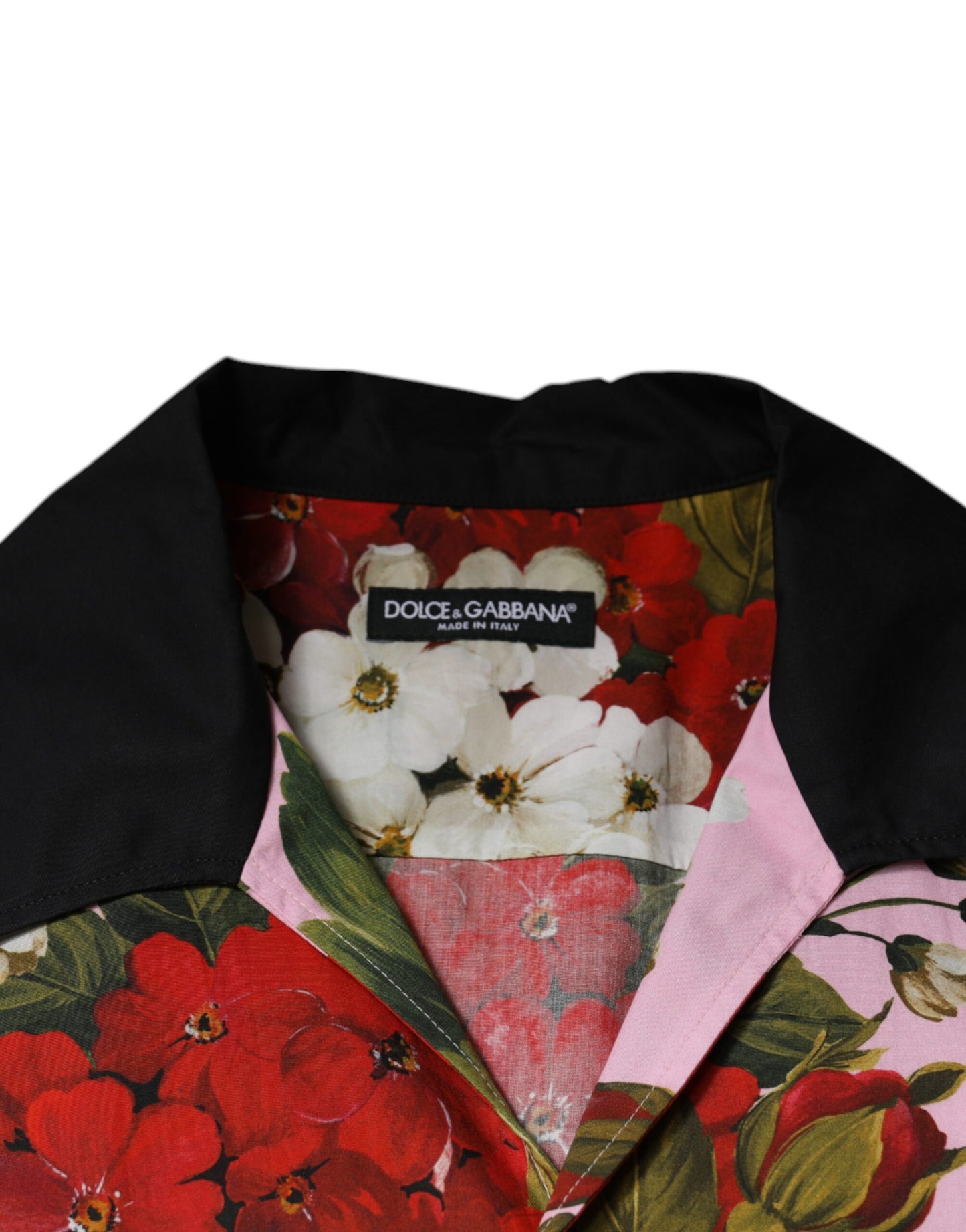 Multicolor Floral Button Down Casual Shirt-Dolce & Gabbana-LabelTerrace.com