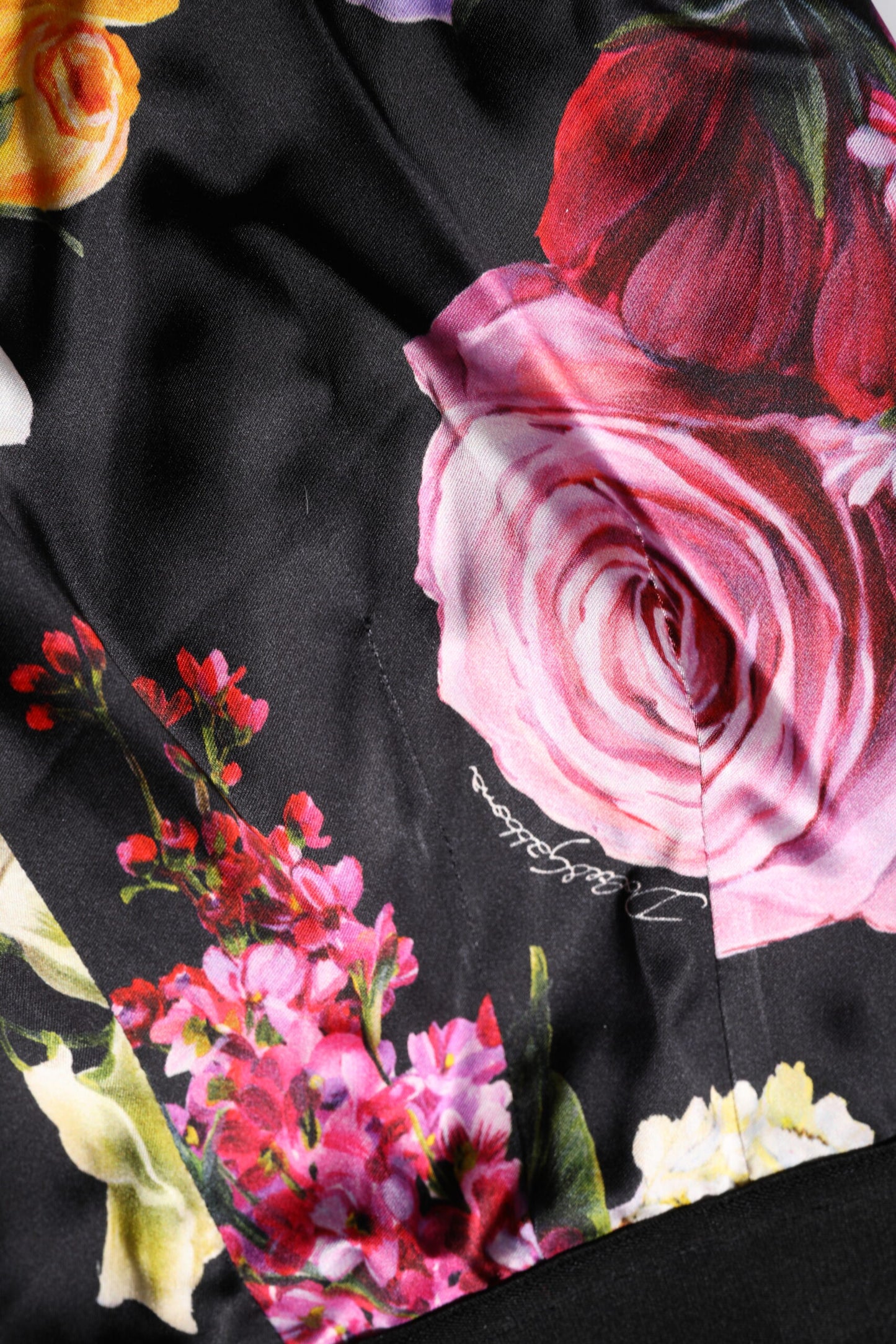 Multicolor Floral Legging Stretch Waist Pants-Dolce & Gabbana-LabelTerrace.com