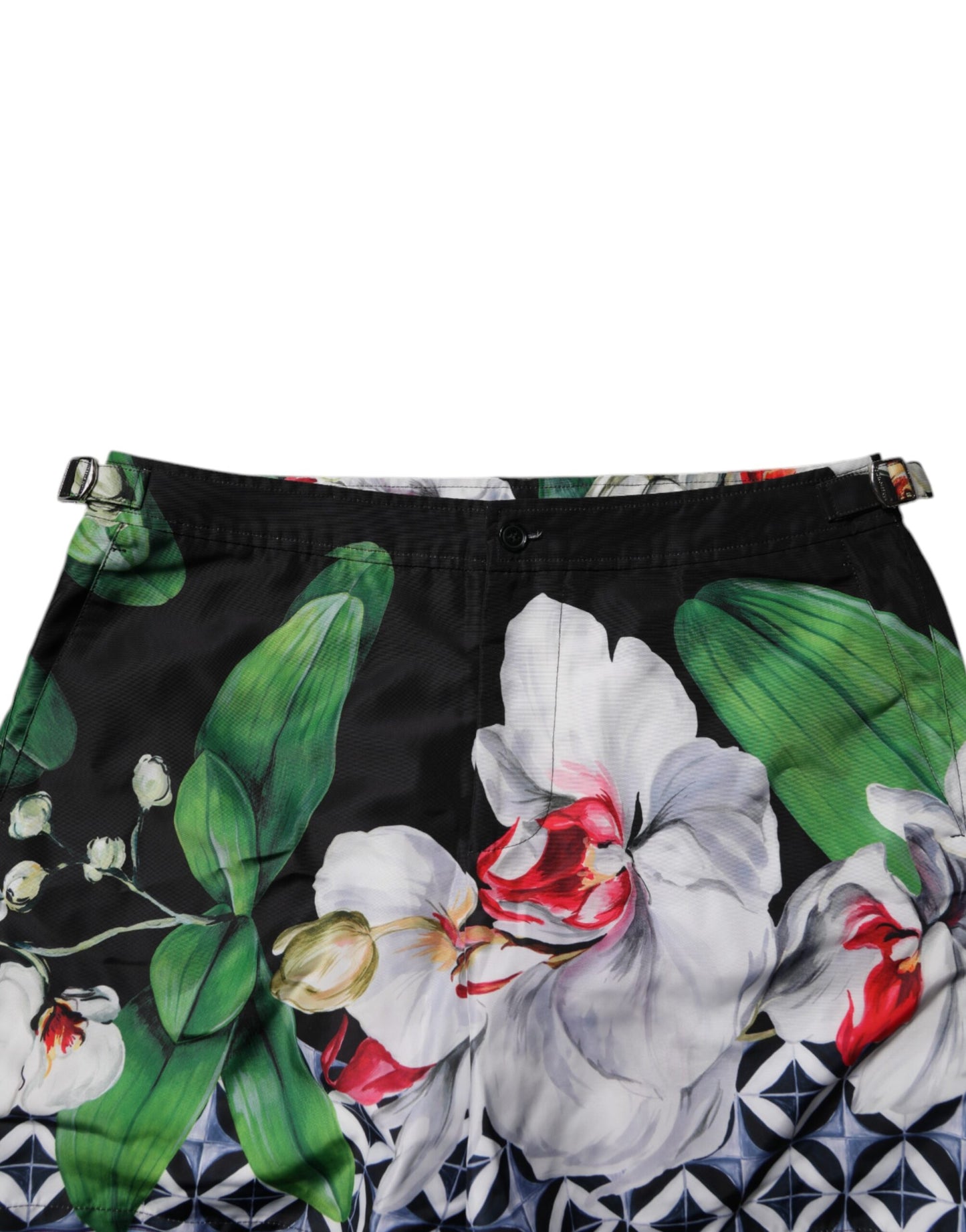 Multicolor Floral Polyester Men Bermuda Shorts-Dolce & Gabbana-LabelTerrace.com