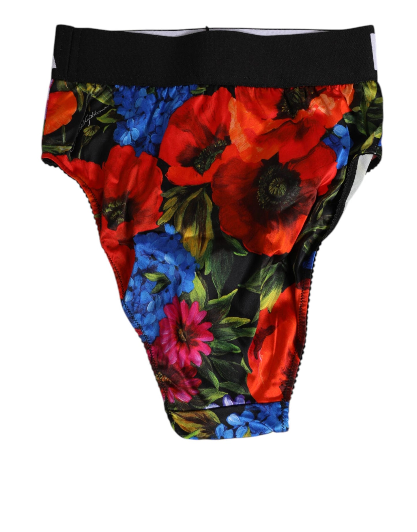 Multicolor Floral Print High Waist Panty Underwear-Dolce & Gabbana-LabelTerrace.com