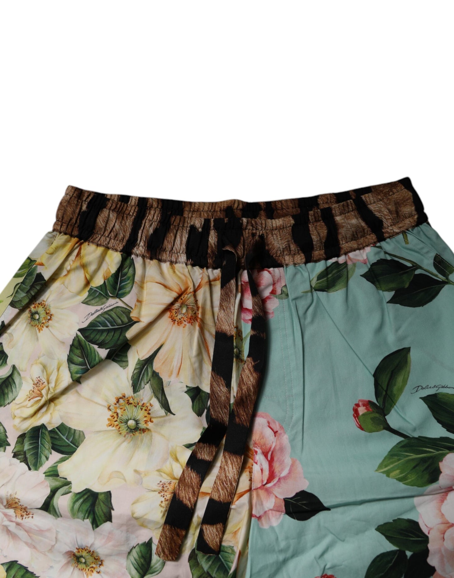 Multicolor Floral Print Men Bermuda Shorts-Dolce & Gabbana-LabelTerrace.com