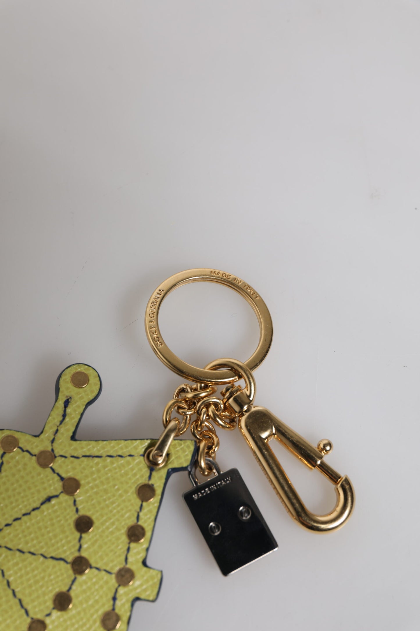 Multicolor Gold Tone Carretto Keychain Keyring-Dolce & Gabbana-LabelTerrace.com