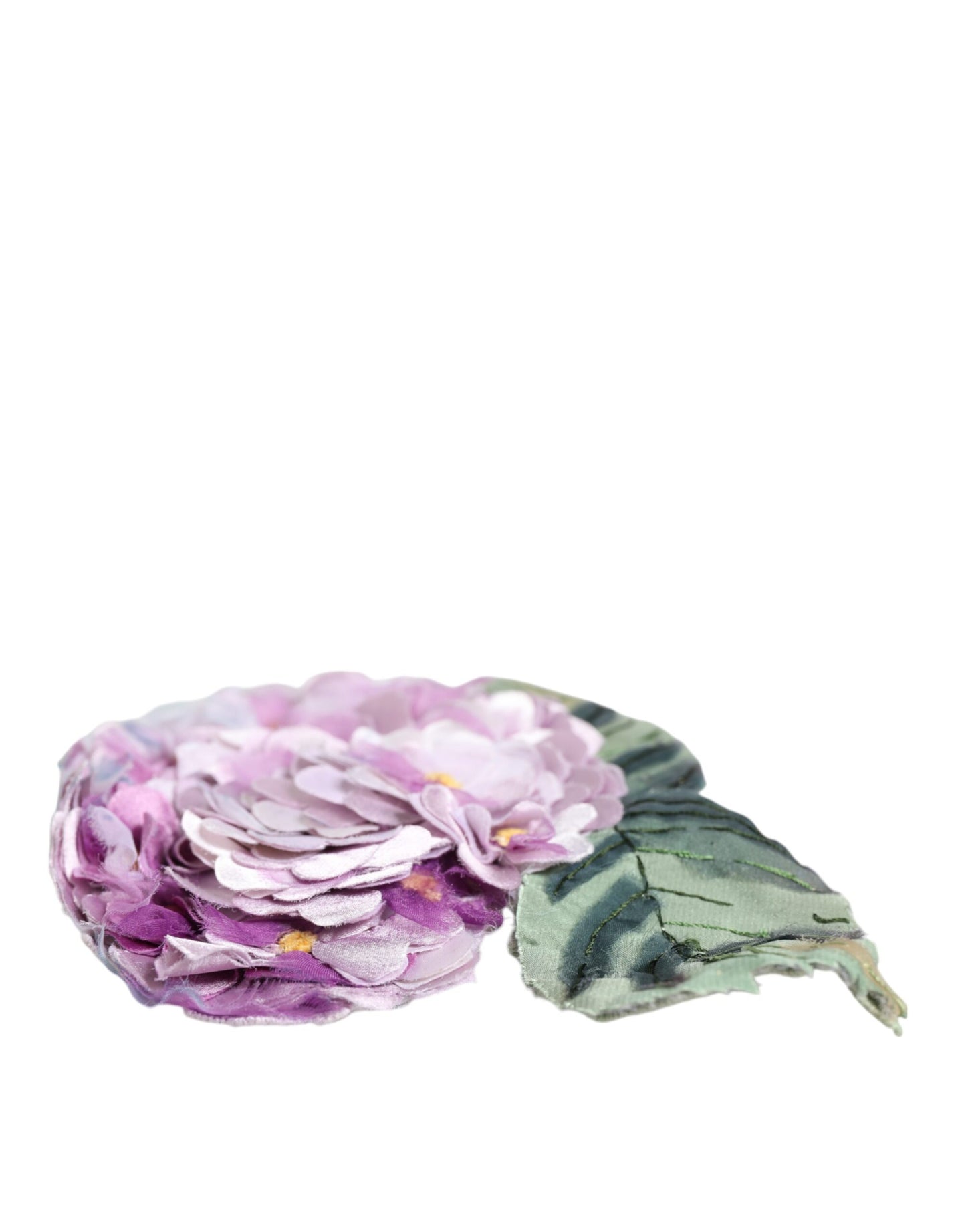 Multicolor Hydrangea Gold Brass Pin Brooch-Dolce & Gabbana-LabelTerrace.com