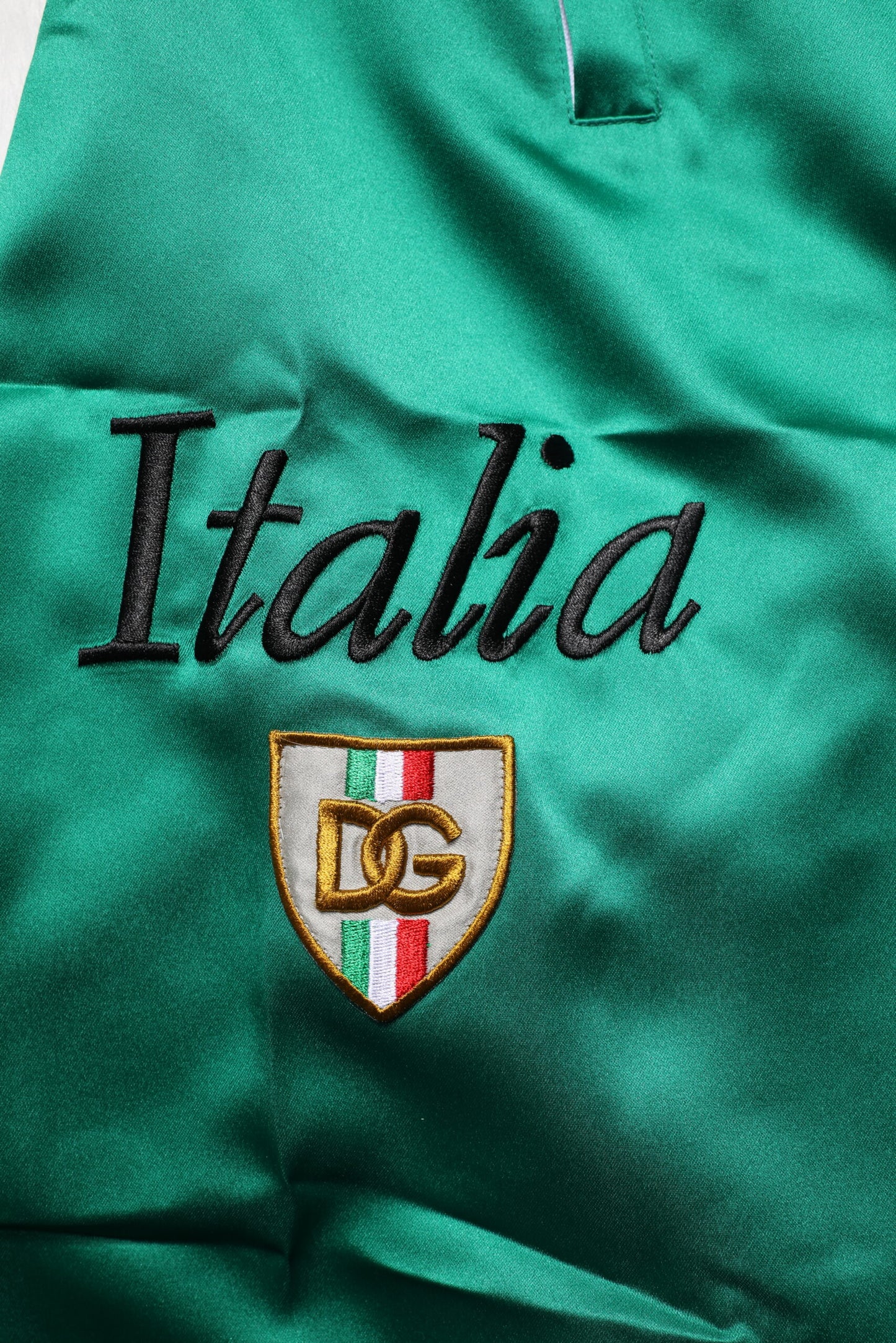 Multicolor Italia Polyester Bermuda Shorts-Dolce & Gabbana-LabelTerrace.com