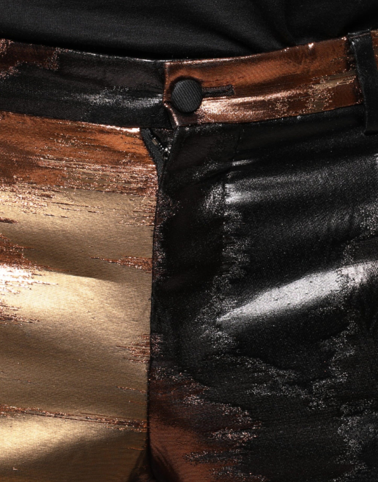 Multicolor Jacquard Skinny Men Pants-Dolce & Gabbana-LabelTerrace.com