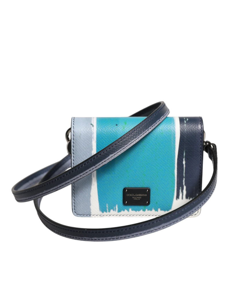 Multicolor Leather DG Logo Bifold Card Holder Wallet-Dolce & Gabbana-LabelTerrace.com