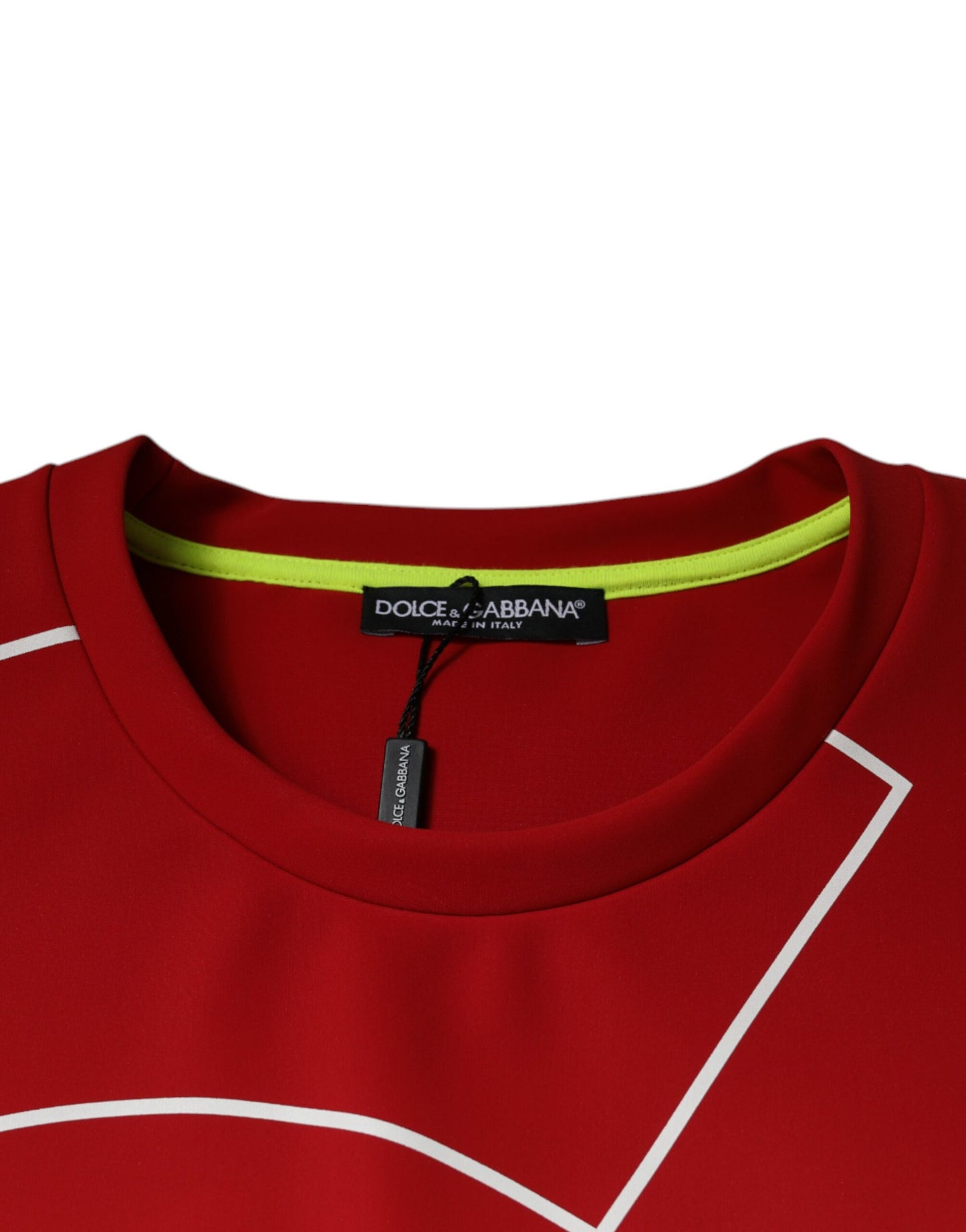 Multicolor Logo Cotton Men Crew Neck T-shirt-Dolce & Gabbana-LabelTerrace.com