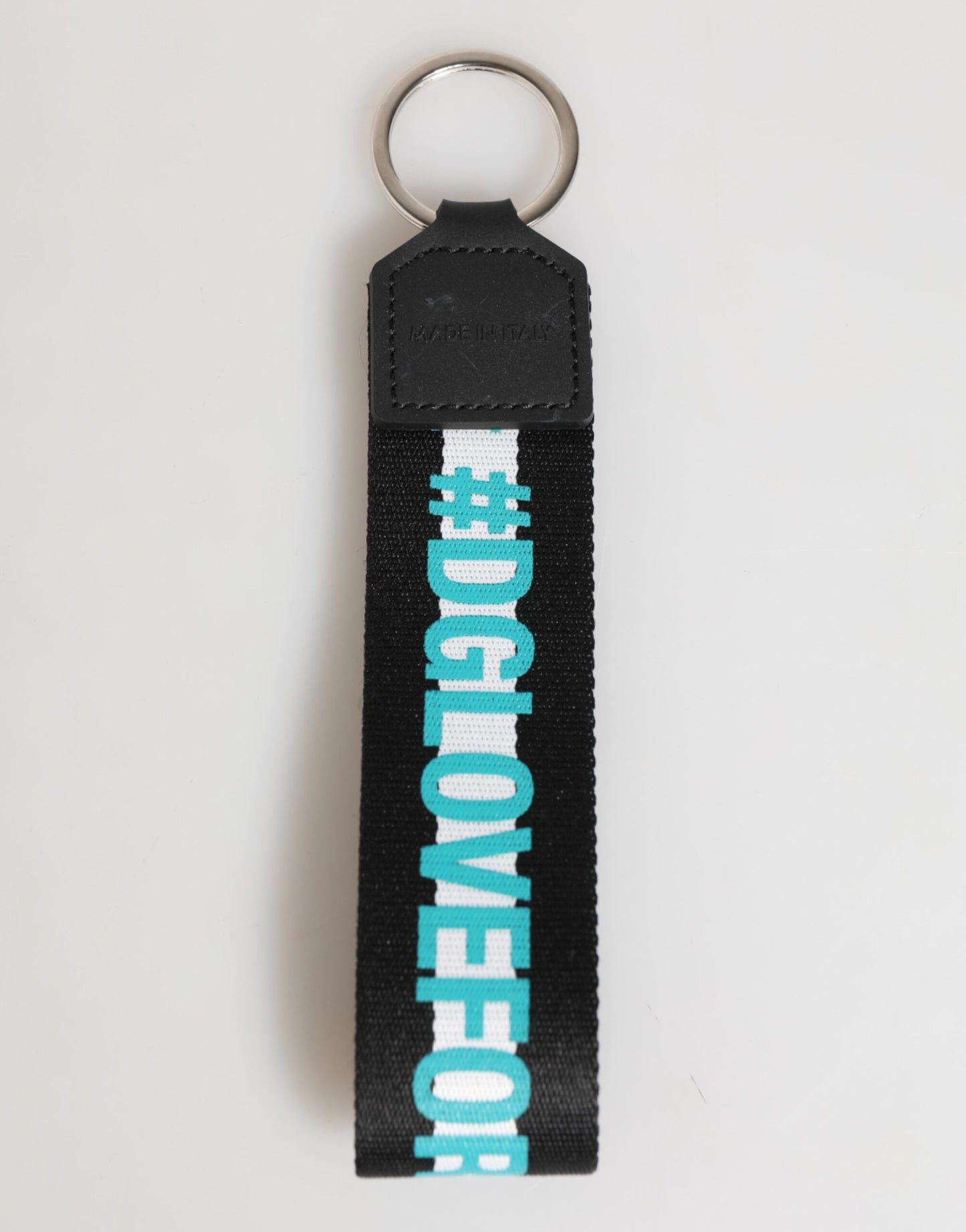 Multicolor Logo Polyester Brass Holder Keychain Keyring-Dolce & Gabbana-LabelTerrace.com