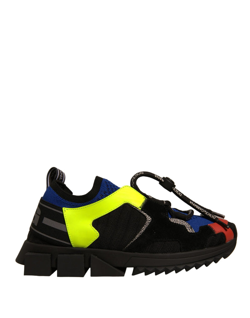 Multicolor Low Top Sorrento Sneakers Shoes-Dolce & Gabbana-LabelTerrace.com