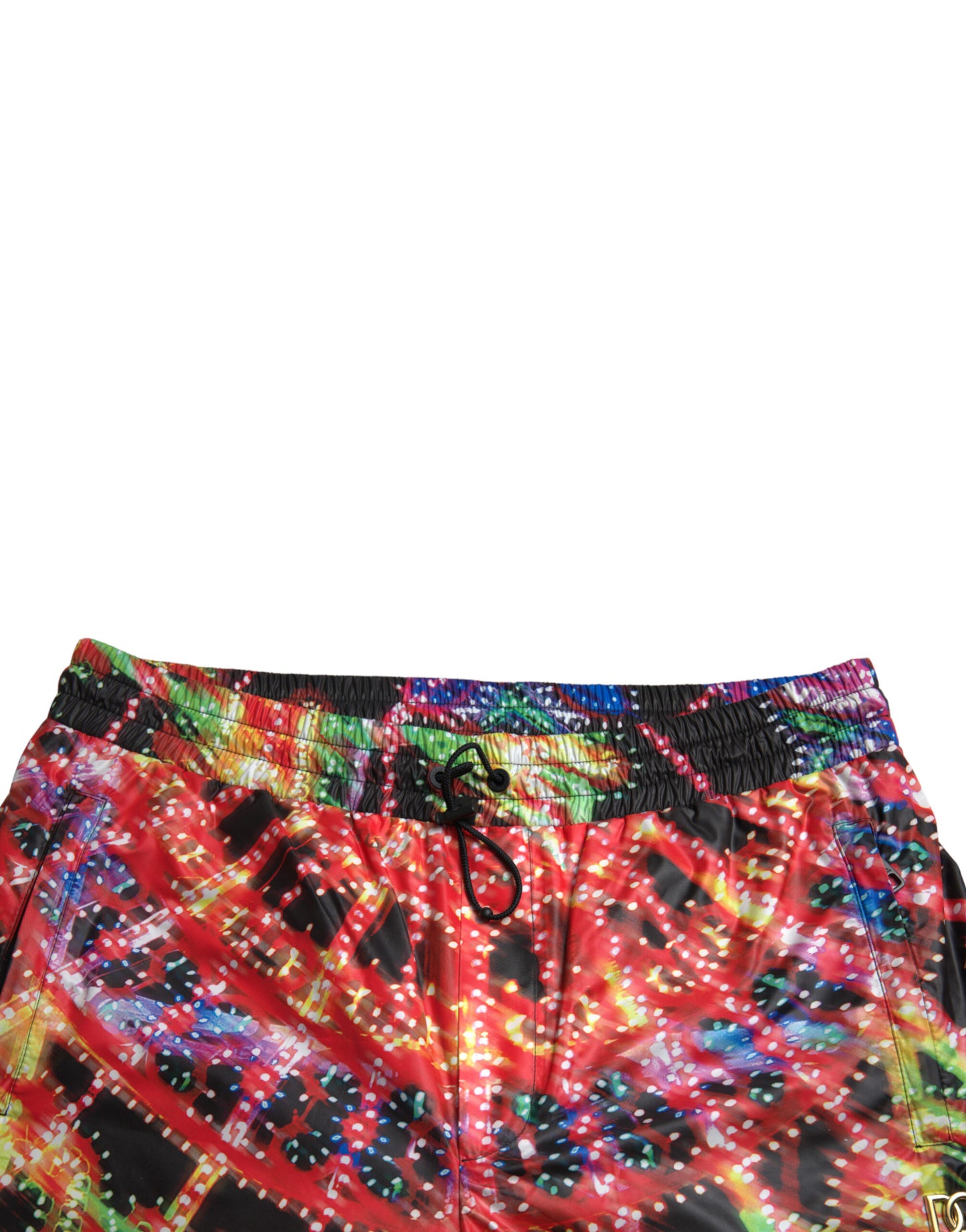 Multicolor Luminarie Print Men Bermuda Shorts-Dolce & Gabbana-LabelTerrace.com