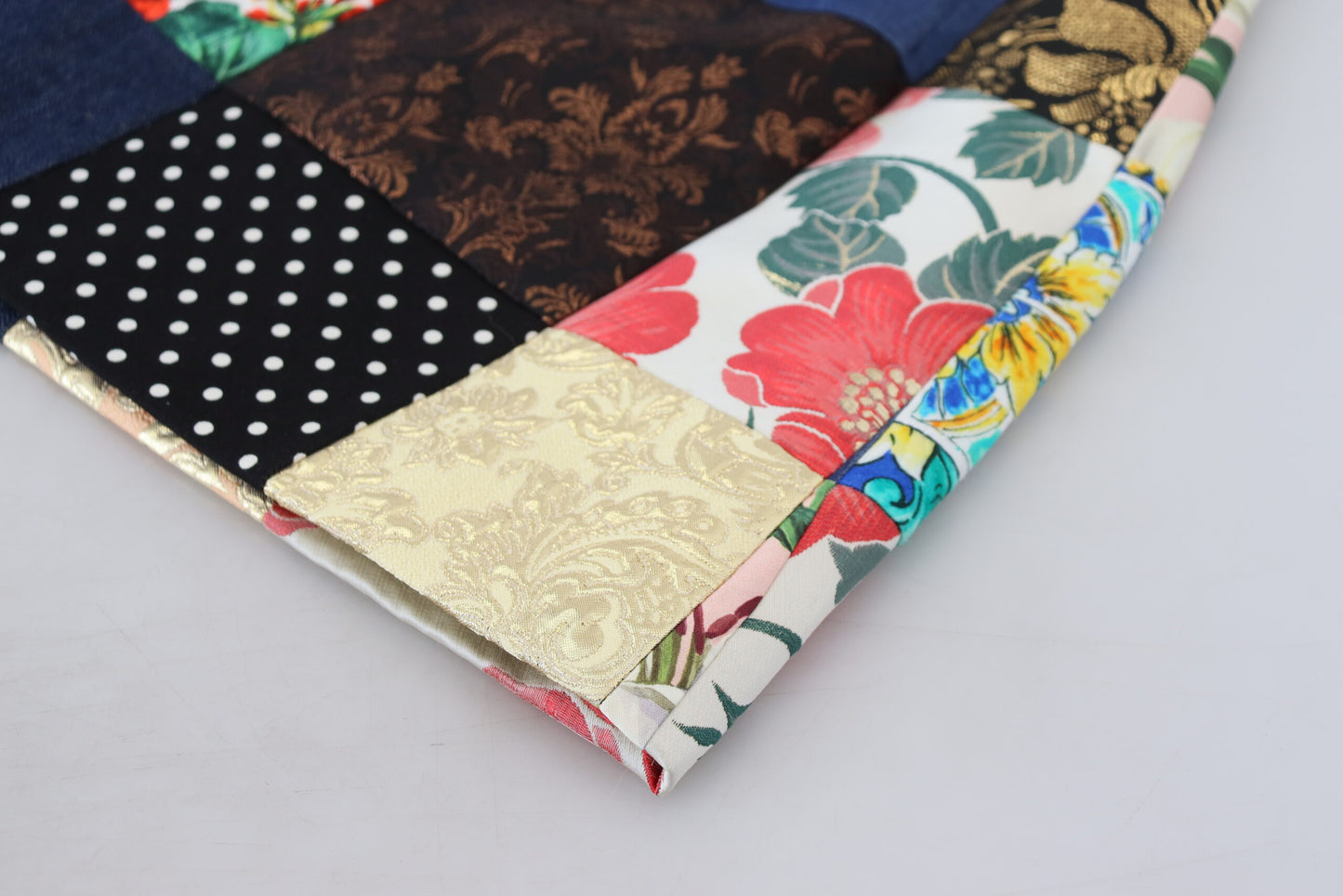 Multicolor Majolica Patchwork Mini Skirt-Dolce & Gabbana-LabelTerrace.com