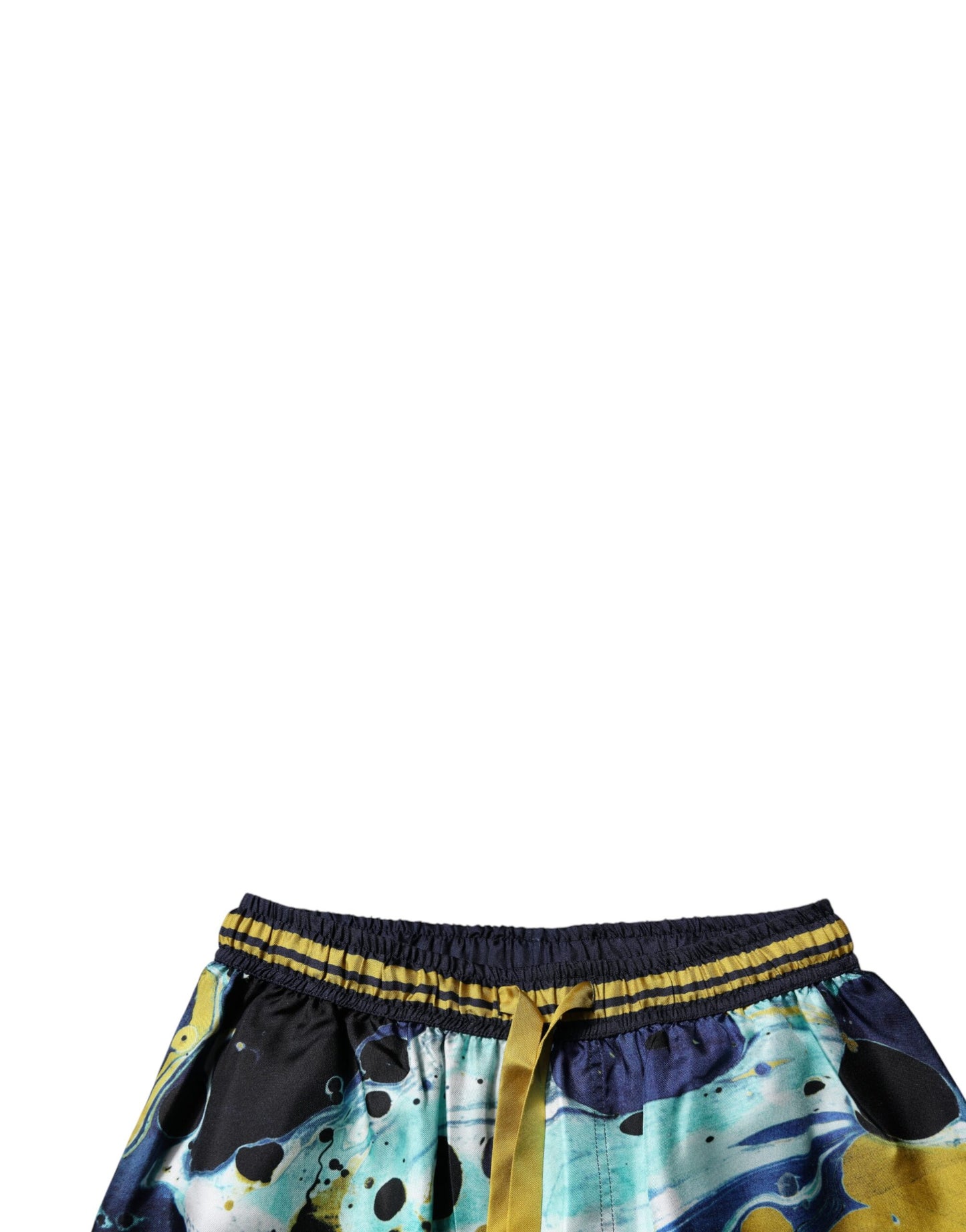 Multicolor Marble Print Jogger Sweatpants Pants-Dolce & Gabbana-LabelTerrace.com