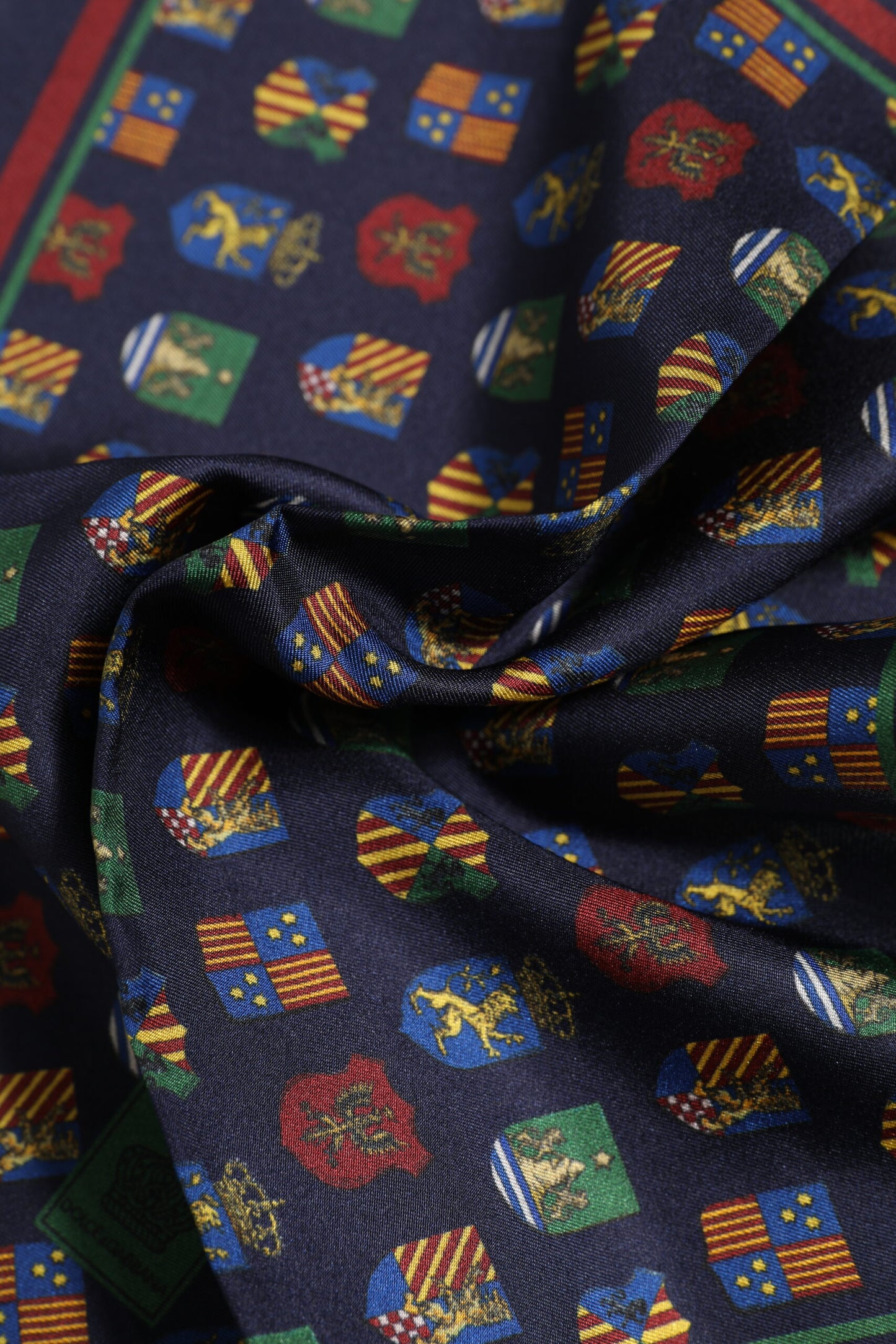 Multicolor Medals Square Foulard Scarf-Dolce & Gabbana-LabelTerrace.com