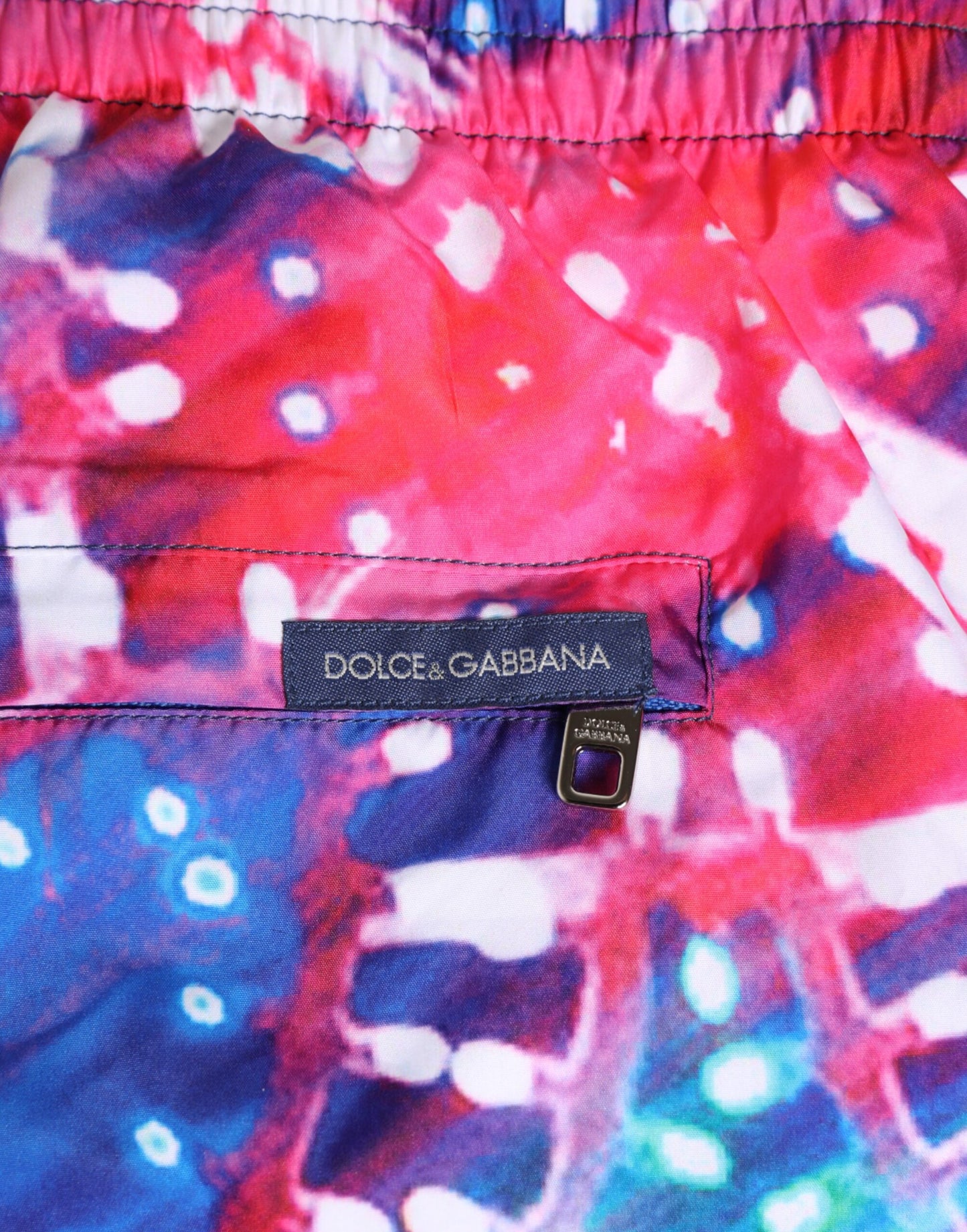 Multicolor Neon Print Polyester Shorts Swimwear-Dolce & Gabbana-LabelTerrace.com
