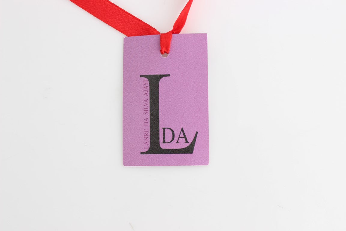 Multicolor Organza Pencil Skirt-Lanre Da Silva Ajayi-LabelTerrace.com