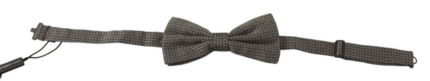 Multicolor Patterned Adjustable Neck Papillon Bow Tie-Dolce & Gabbana-LabelTerrace.com