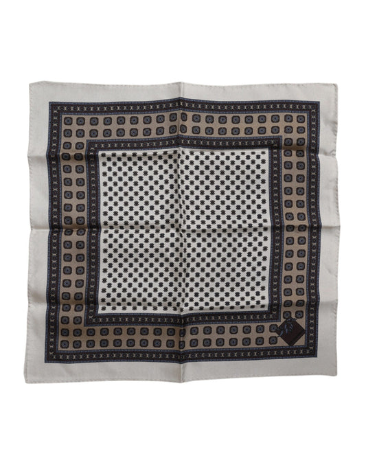 Multicolor Patterned Square Men Foulard Scarf-Dolce & Gabbana-LabelTerrace.com