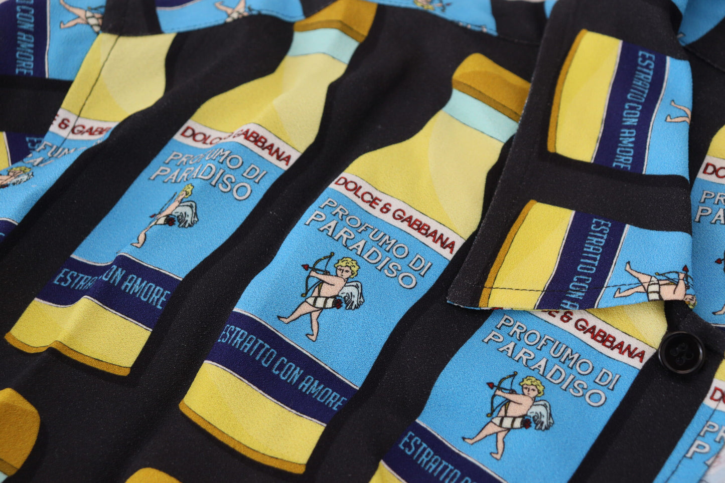 Multicolor Printed Viscose Casual Shirt-Dolce & Gabbana-LabelTerrace.com