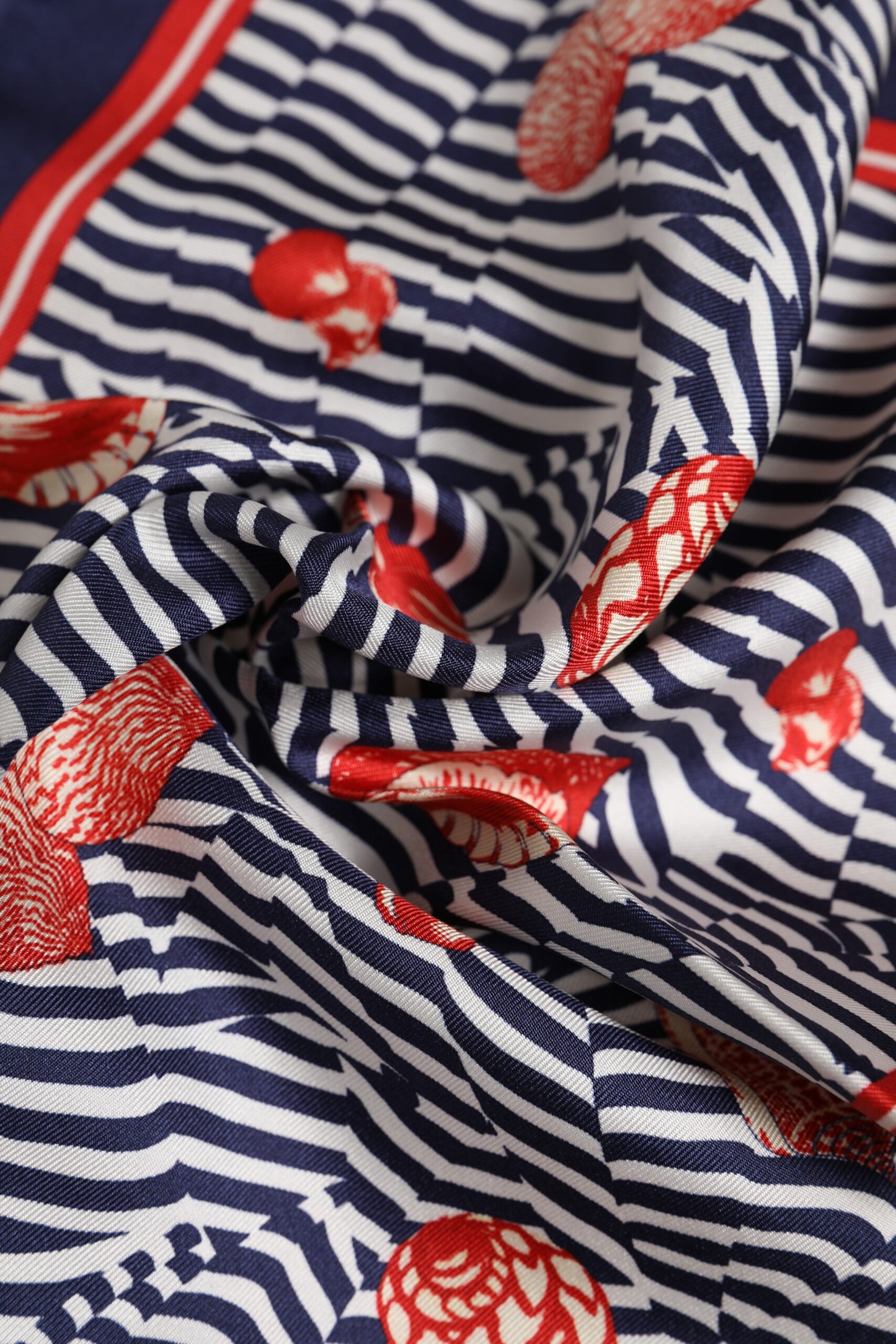 Multicolor Seashells Square Men Foulard Scarf-Dolce & Gabbana-LabelTerrace.com