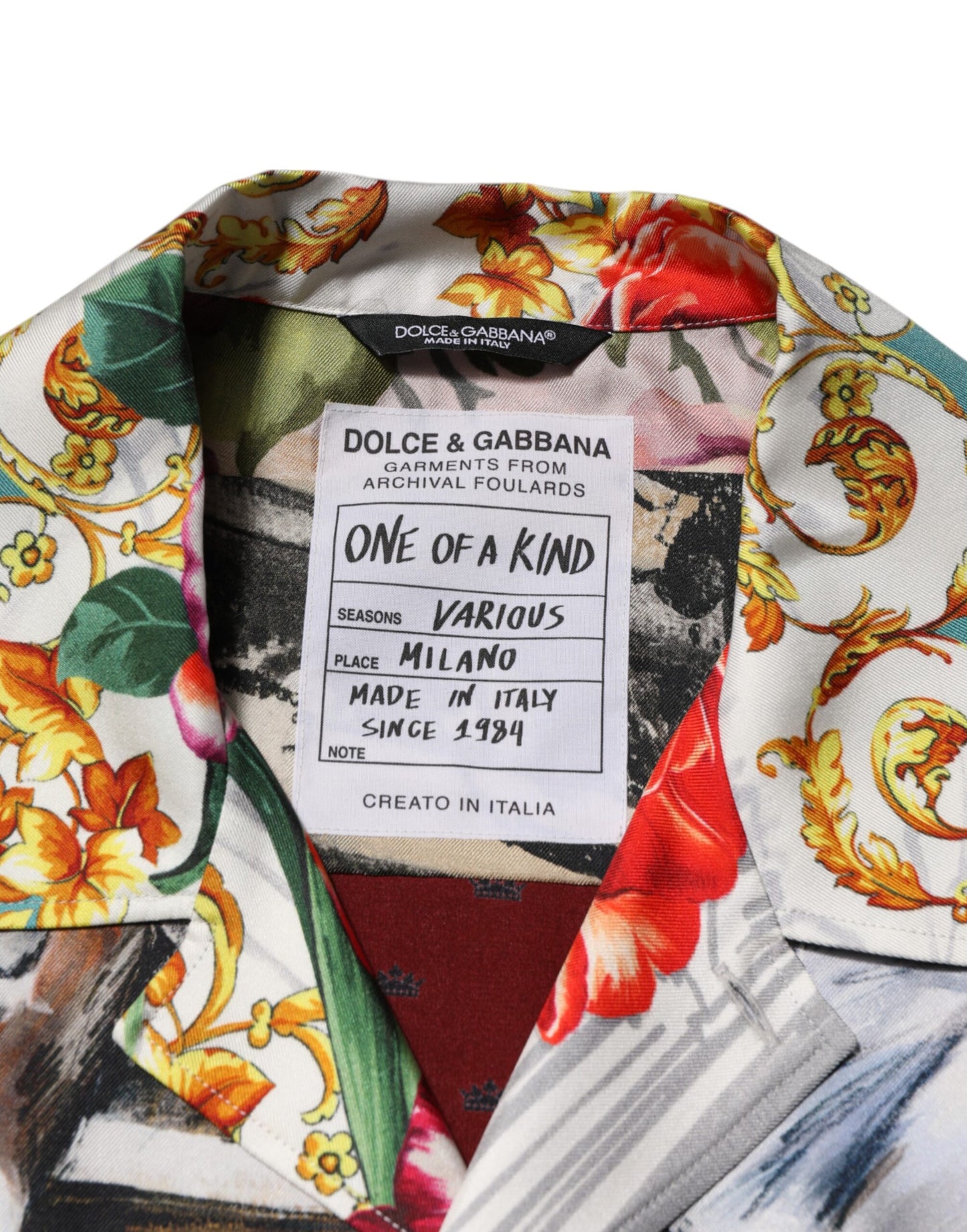 Multicolor Shell Print Hawaii Casual Shirt-Dolce & Gabbana-LabelTerrace.com