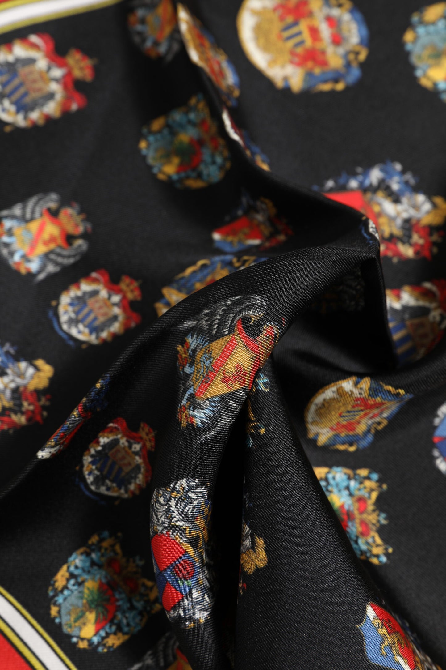 Multicolor Silk Square Men Foulard Scarf-Dolce & Gabbana-LabelTerrace.com
