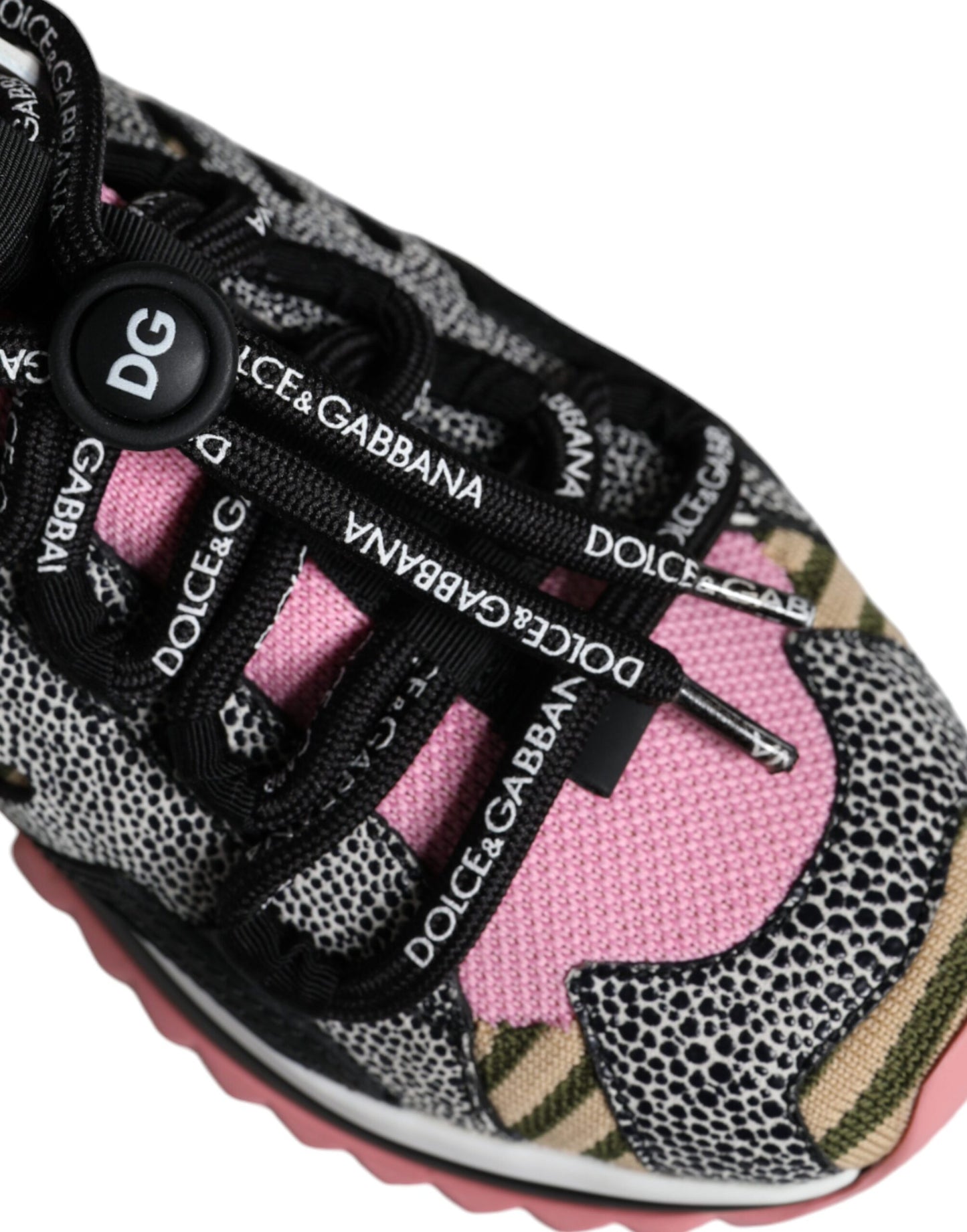 Multicolor Sorrento Socks Logo Sneakers Shoes-Dolce & Gabbana-LabelTerrace.com