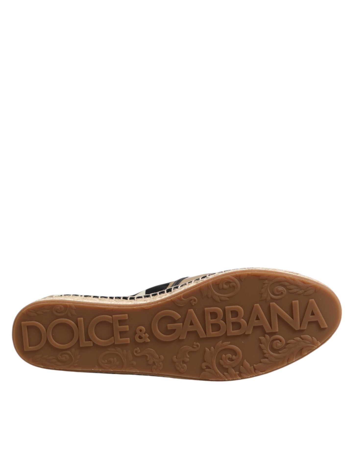 Multicolor Stripes Canvas Flat Espadrille Shoes-Dolce & Gabbana-LabelTerrace.com