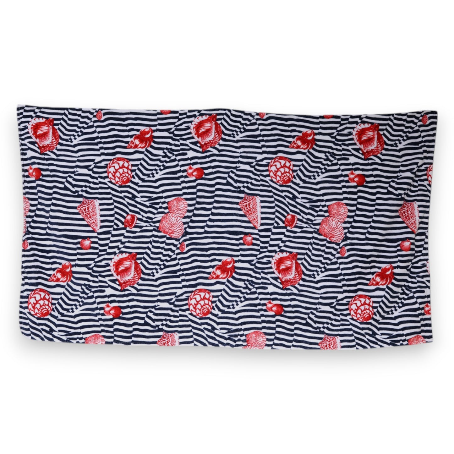 Multicolor Stripes Seashells Beach Towel-Dolce & Gabbana-LabelTerrace.com