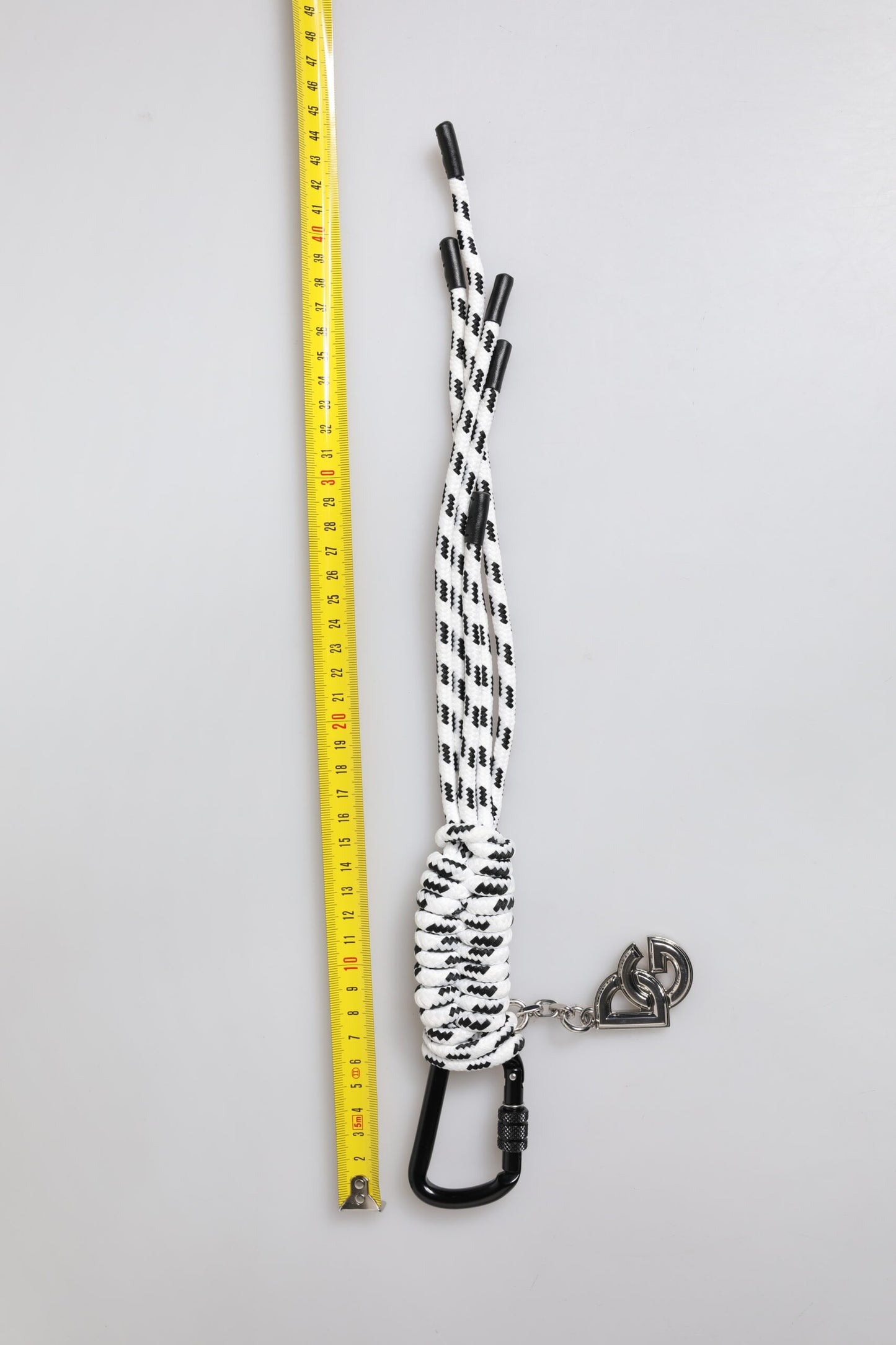 Multicolor Tape String DG Logo Keychain Polyester Keyring-Dolce & Gabbana-LabelTerrace.com