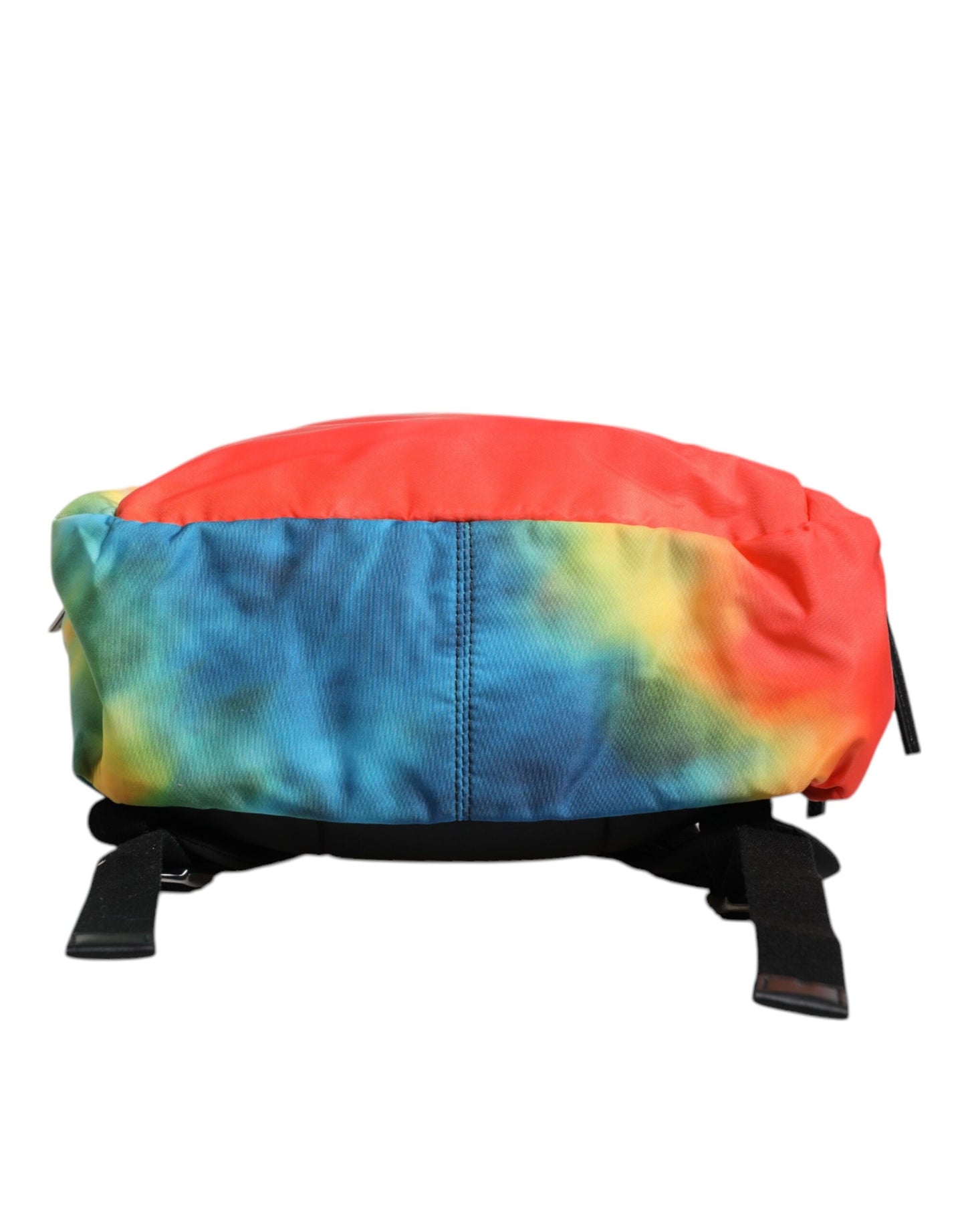 Multicolor Tie Dye Nylon Logo Print Kids Backpack Bag-Dolce & Gabbana-LabelTerrace.com