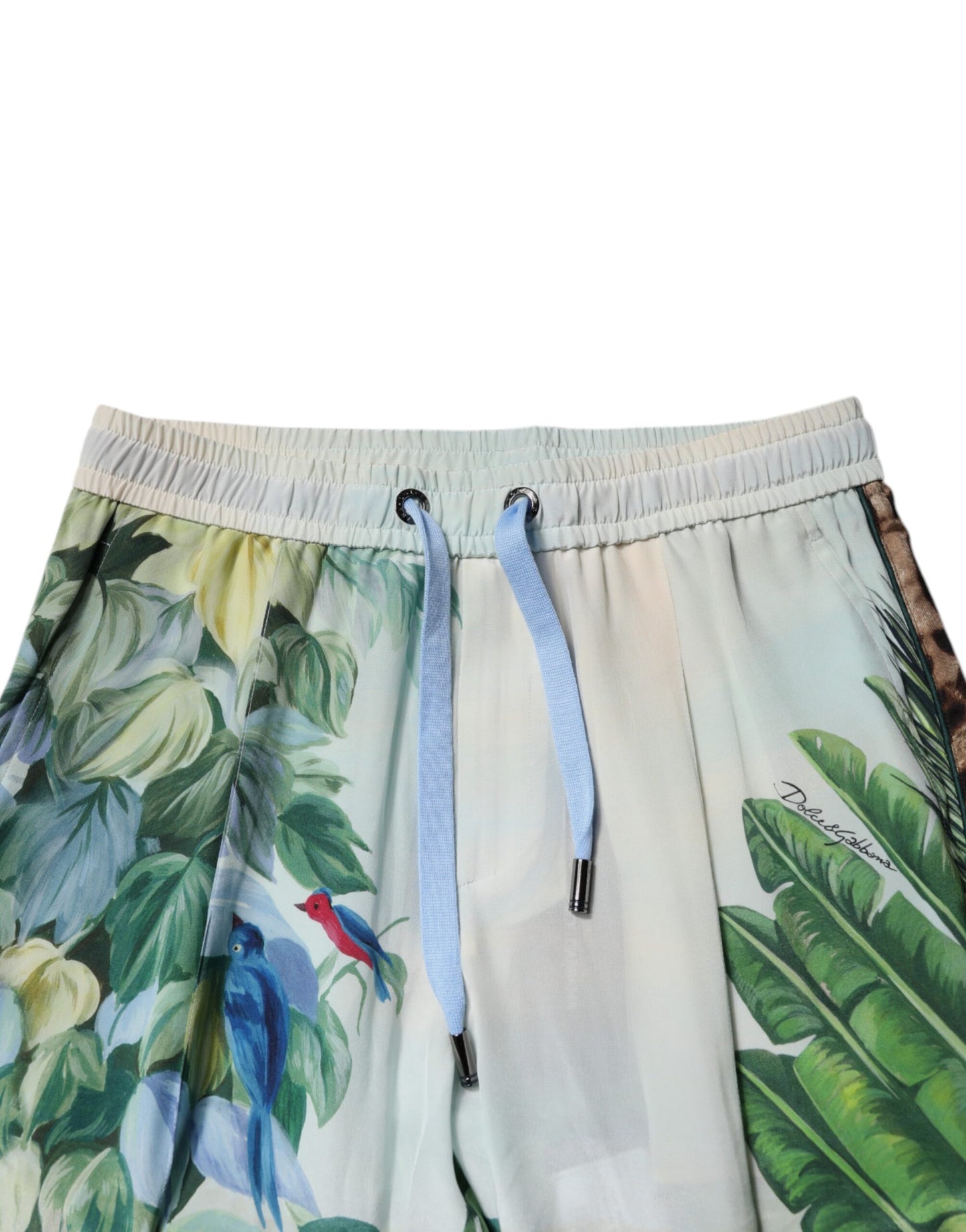 Multicolor Tropical Jogger Sweatpants Pants-Dolce & Gabbana-LabelTerrace.com