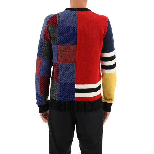 Multicolor Wool Sweater-Dolce & Gabbana-LabelTerrace.com