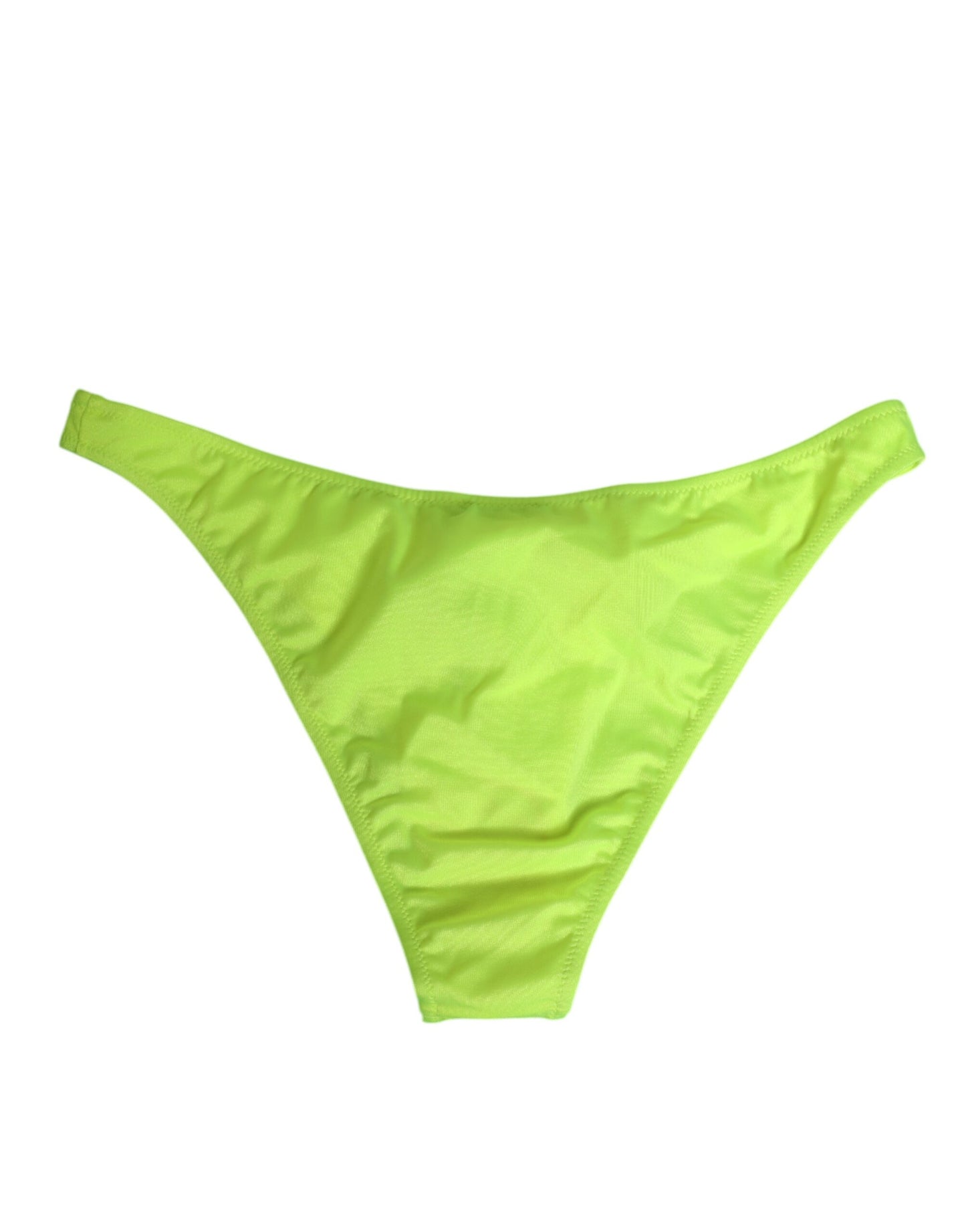 Neon Green DG Logo Swim Briefs Women Underwear-Dolce & Gabbana-LabelTerrace.com