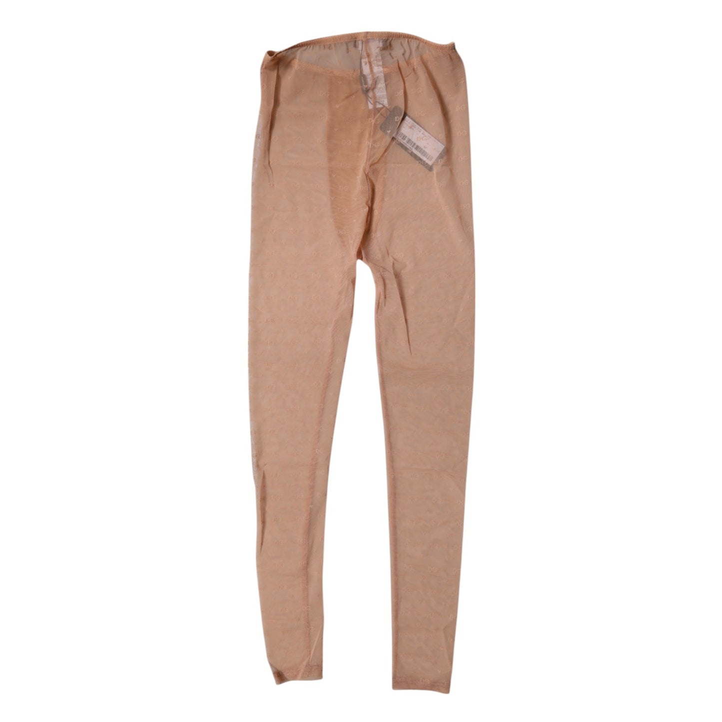 Nude Beige Logo Lace Lingerie Pants Underwear-Dolce & Gabbana-LabelTerrace.com