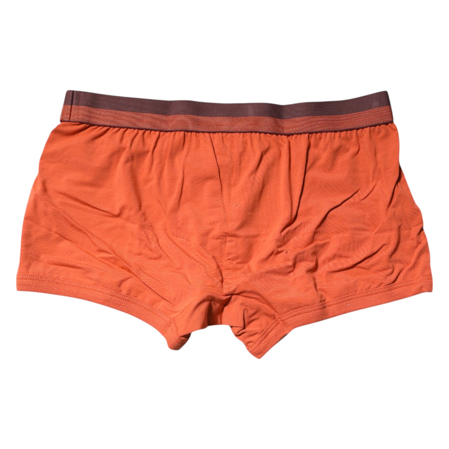 Orange Cotton Regular Boxer Brief Underwear-Dolce & Gabbana-LabelTerrace.com