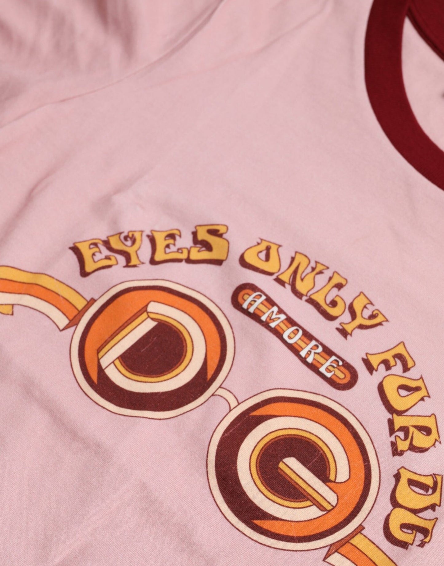 Pink Cotton Short Sleeves Crew Neck T-shirt-Dolce & Gabbana-LabelTerrace.com