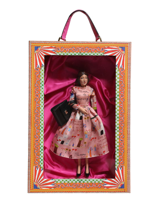 Pink Dress Ceramic Porcelain Fashion Leather Sicily Dolls-Dolce & Gabbana-LabelTerrace.com