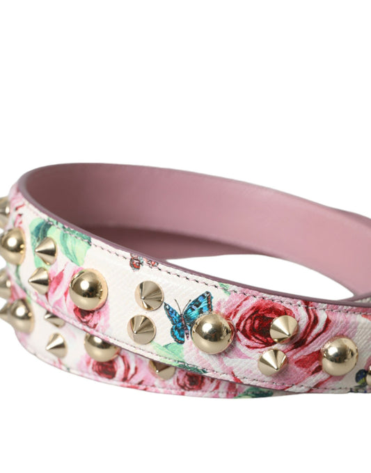 Pink Floral Handbag Accessory Shoulder Strap-Dolce & Gabbana-LabelTerrace.com