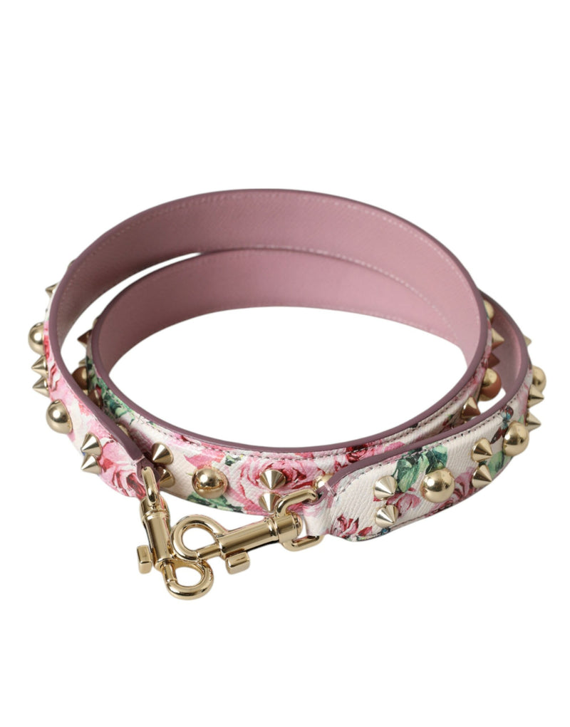Pink Floral Handbag Accessory Shoulder Strap-Dolce & Gabbana-LabelTerrace.com