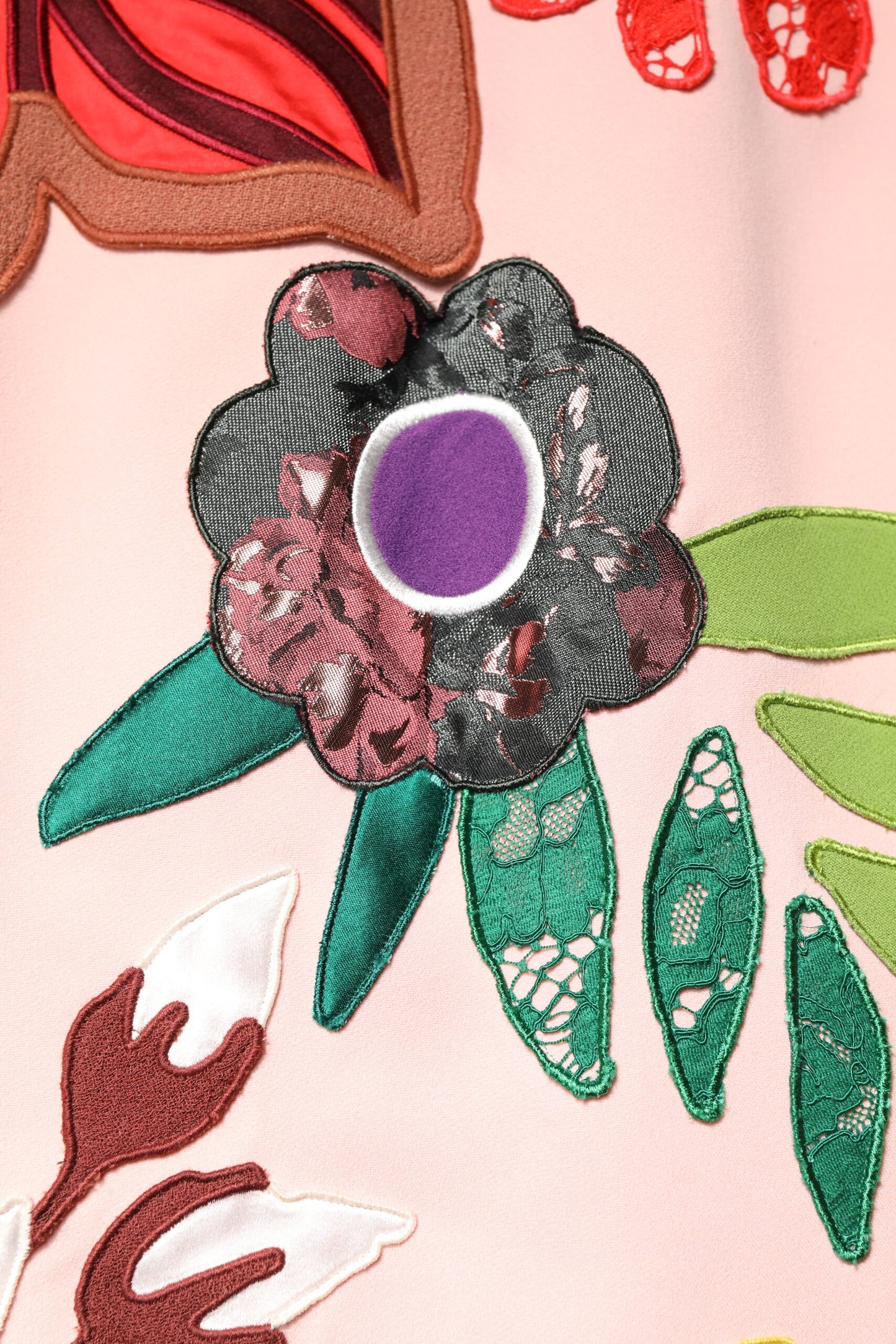 Pink Floral Print Spaghetti Strap Mini Dress-Dolce & Gabbana-LabelTerrace.com