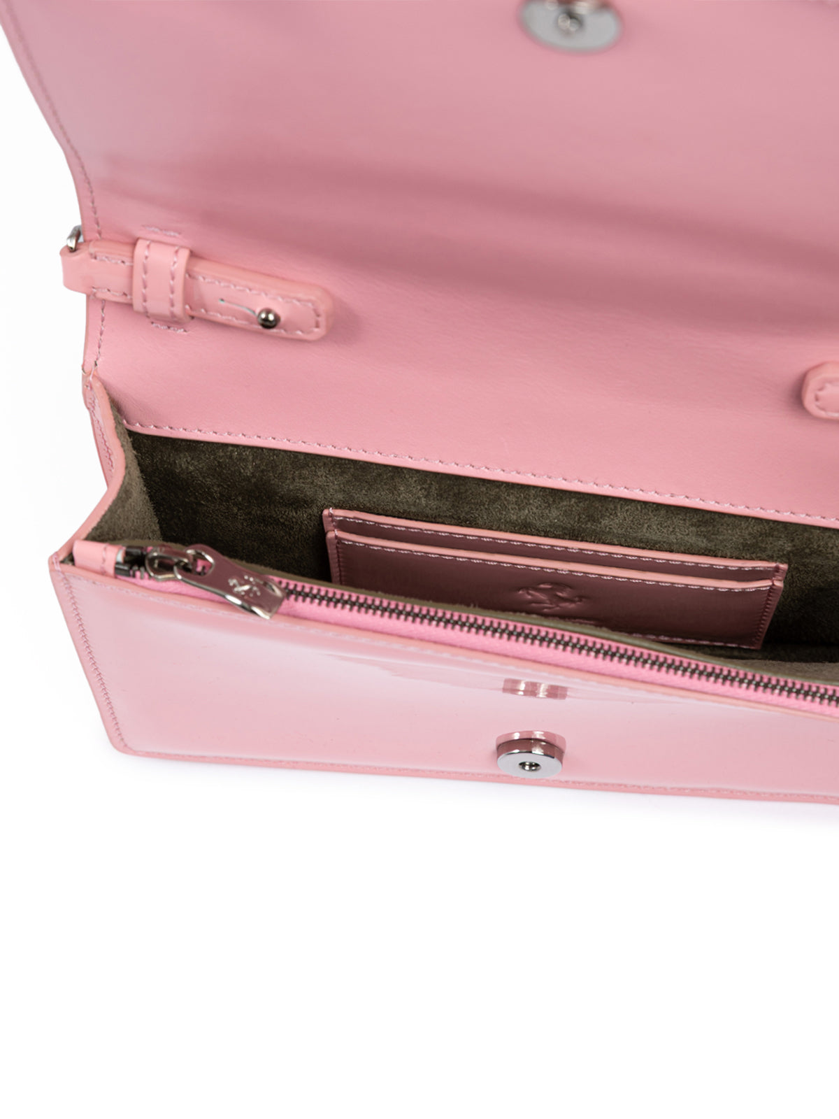 Pink GT patent leather bag with chain-Ferrari-LabelTerrace.com