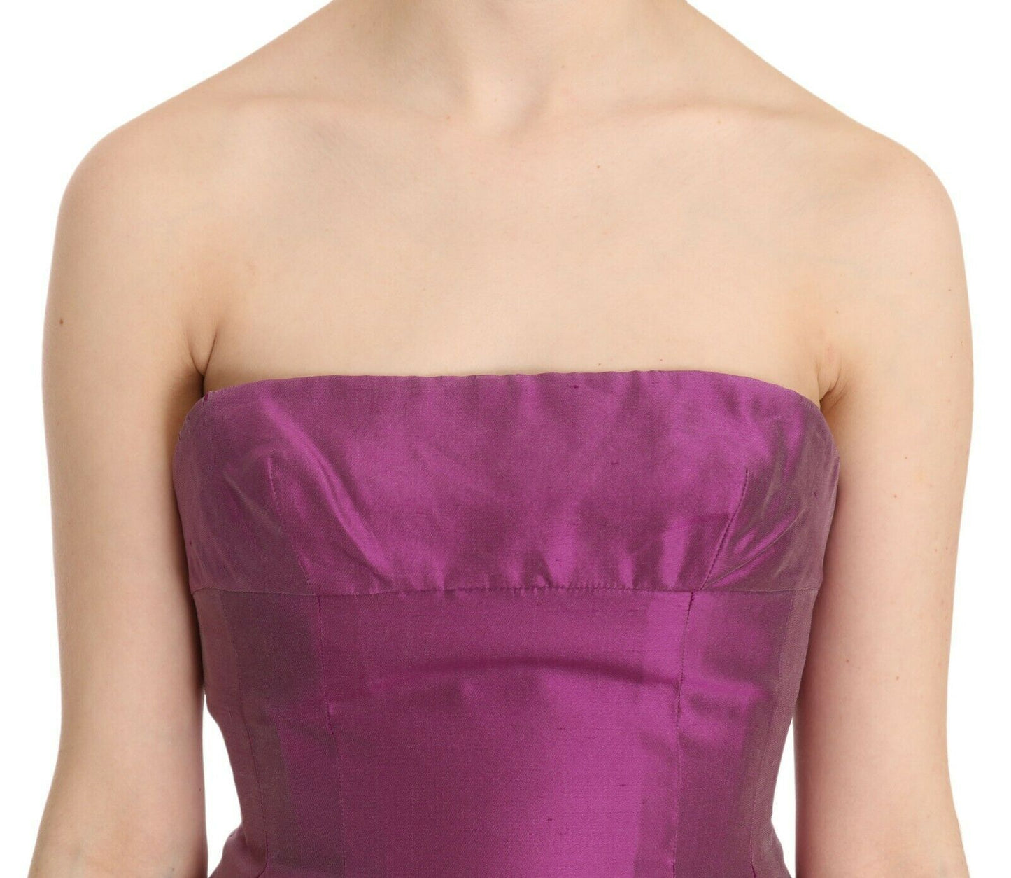 Pink Halter Backless Midi Plain Dress-Ermanno Scervino-LabelTerrace.com