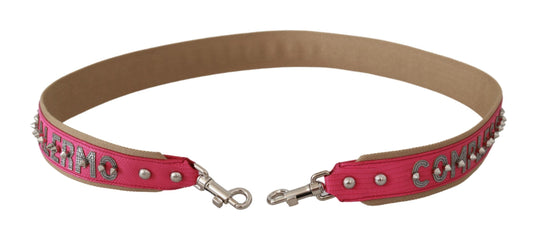 Pink Handbag Accessory Leather Shoulder Strap-Dolce & Gabbana-LabelTerrace.com
